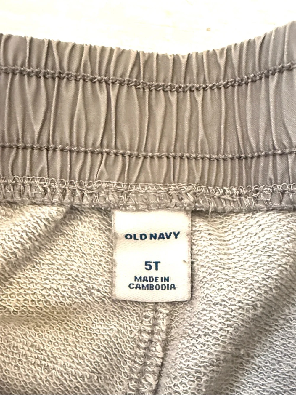 Old Navy 5T Boys Gray Sweat Shorts Kids Bottoms Summer Casual Size 5